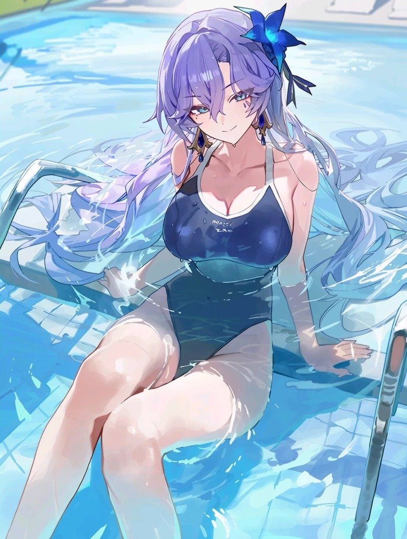 gái anime mặc đồ bơi 27