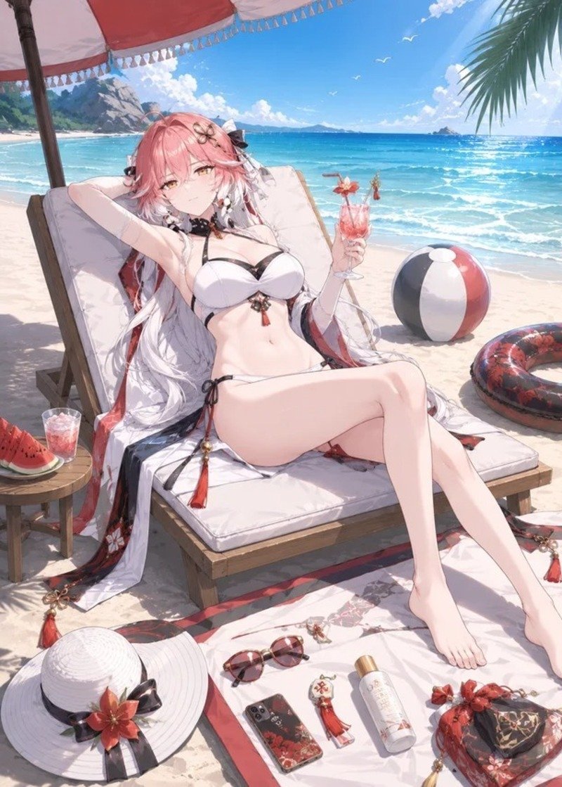 gái anime mặc đồ bơi 28