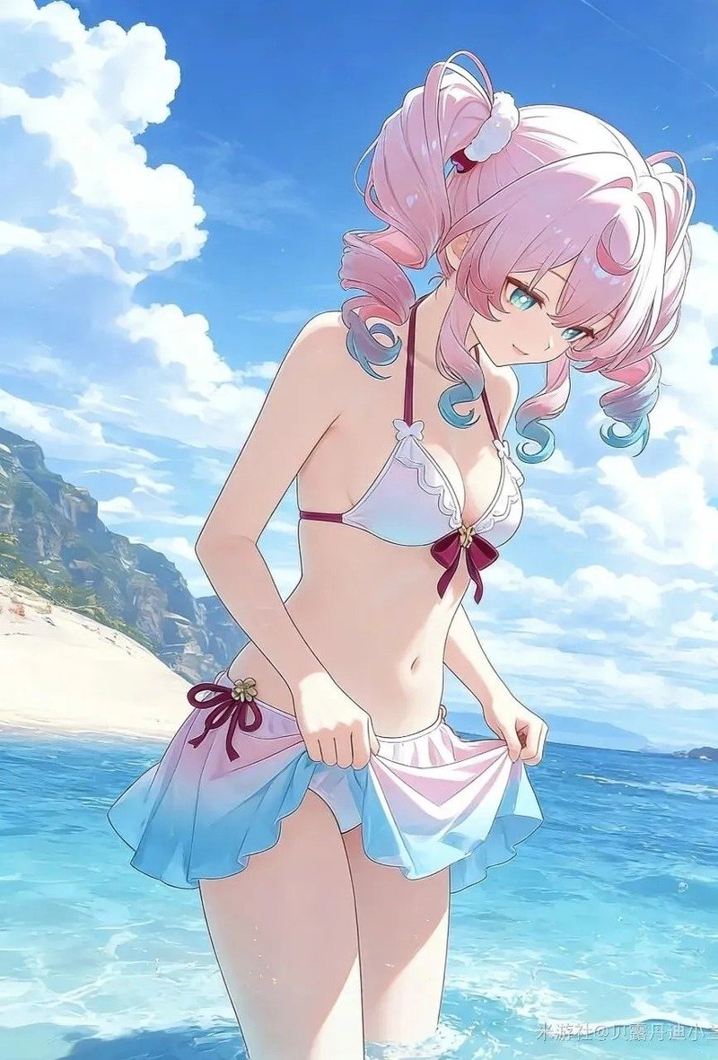 gái anime mặc đồ bơi 3