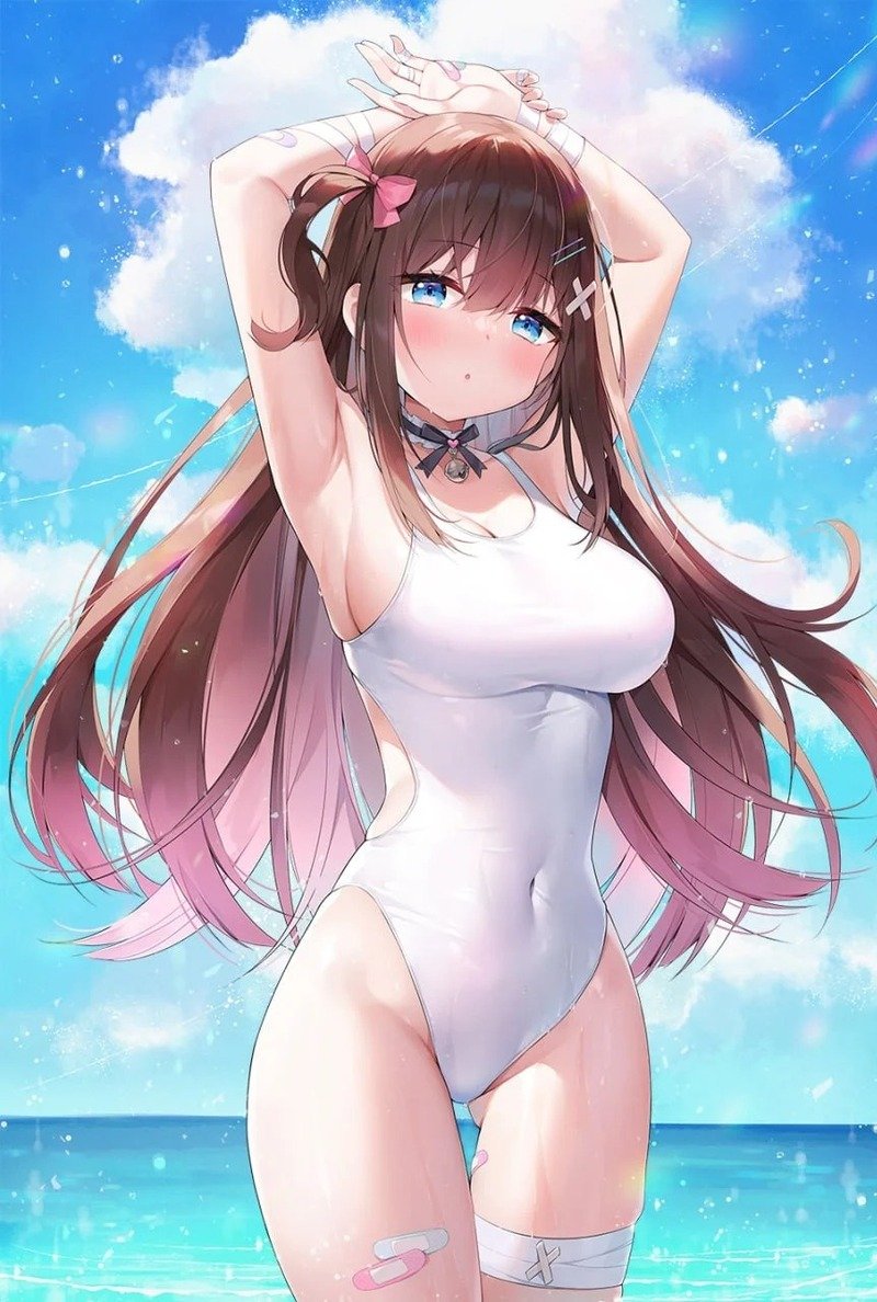 gái anime mặc đồ bơi 4