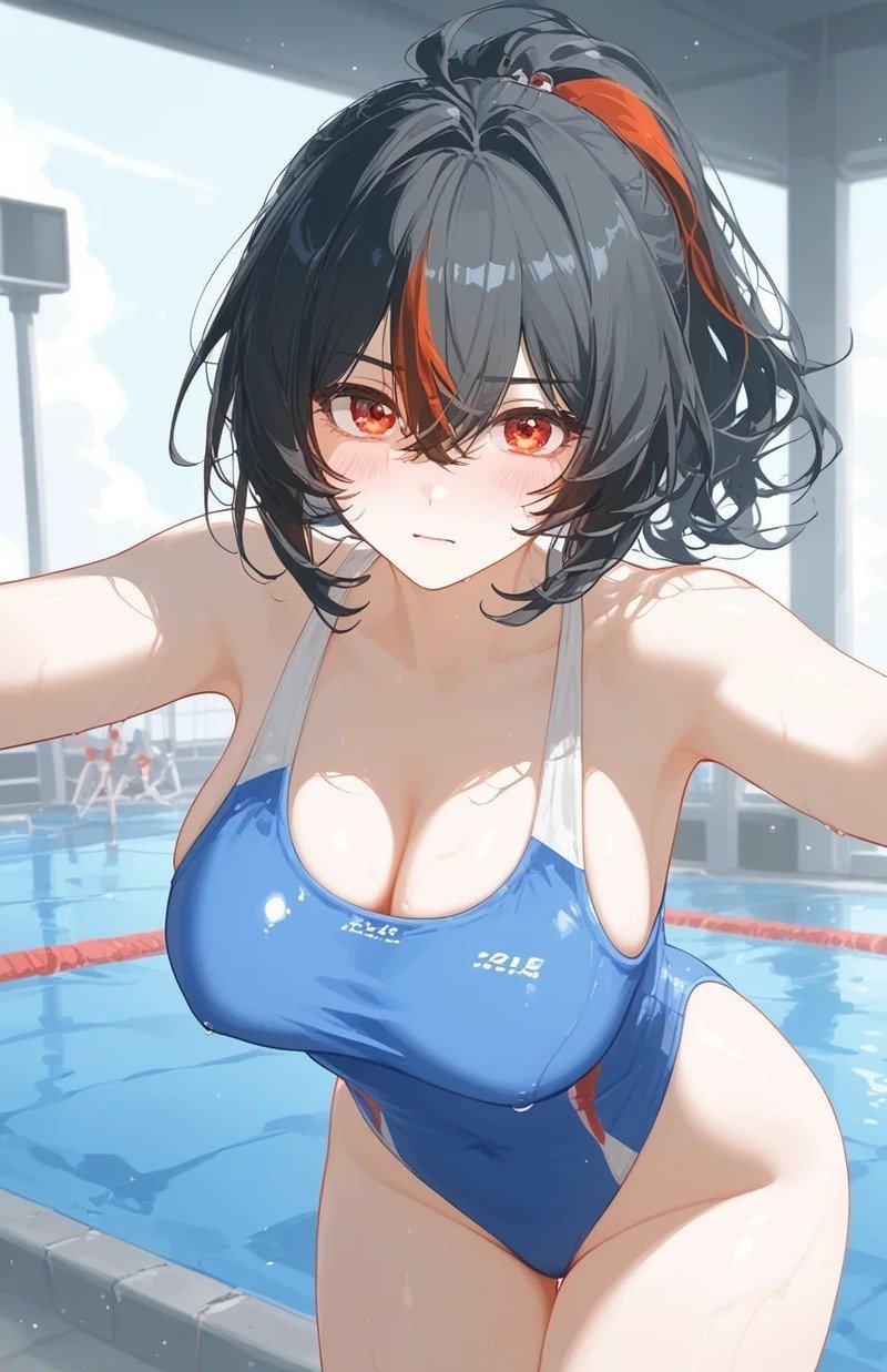 gái anime mặc đồ bơi 5