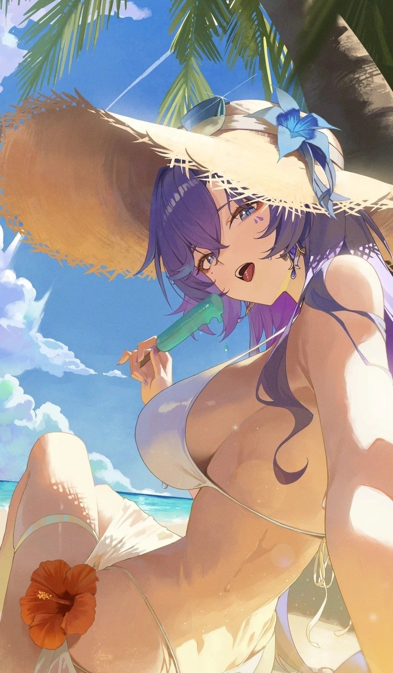 gái anime mặc đồ bơi 8