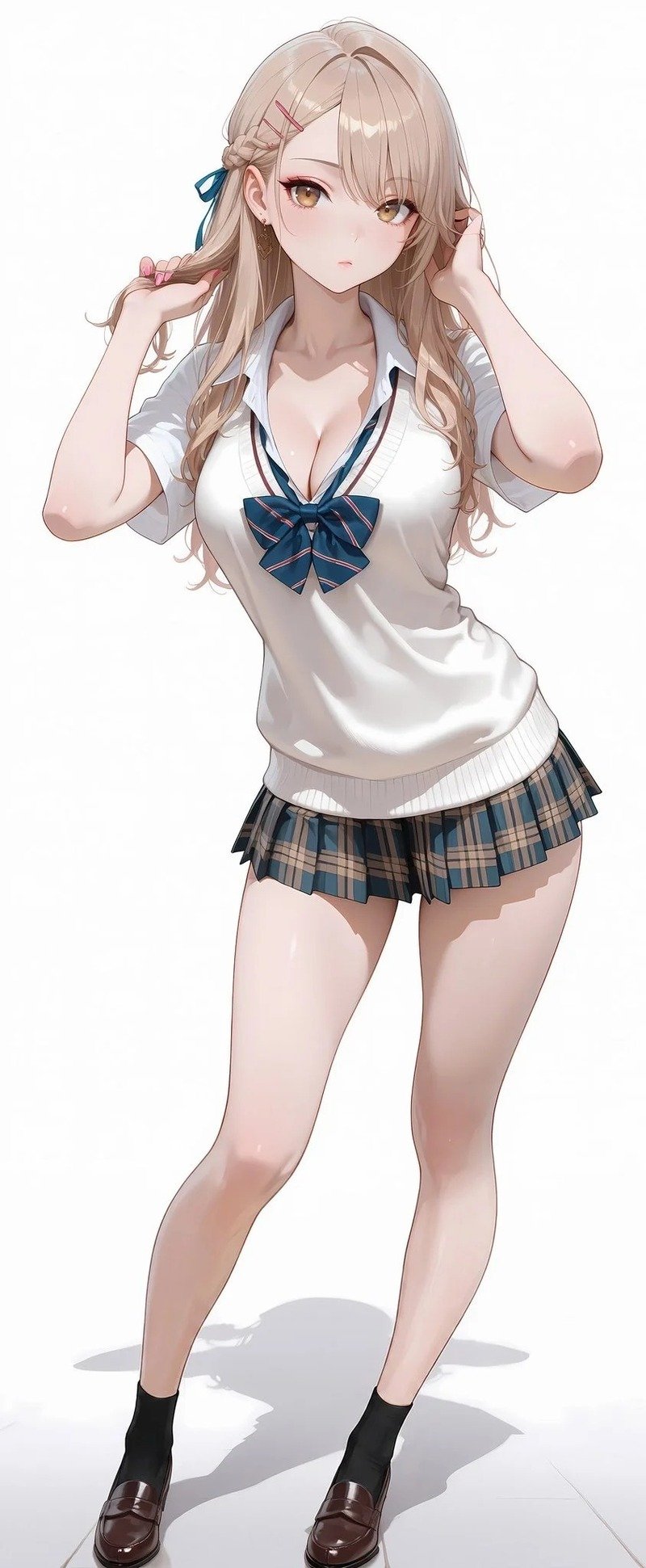 gái xinh anime to tròn 4