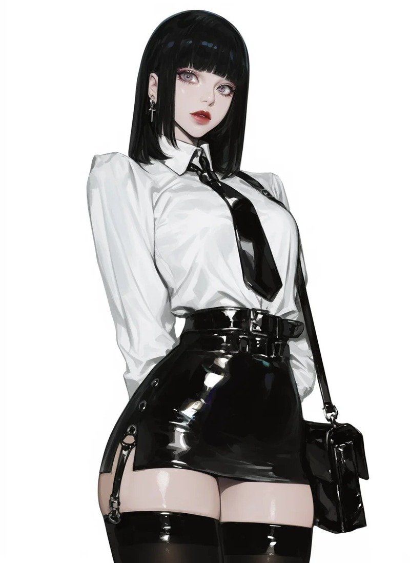 gái xinh anime to tròn 8