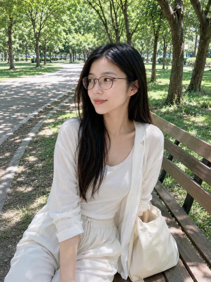 gái xinh đeo kính 4