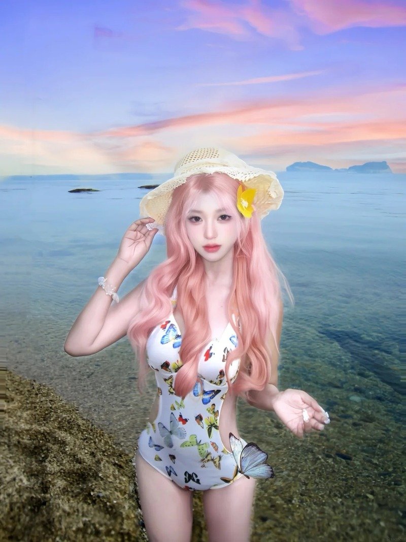 gái xinh hàn quốc bikini