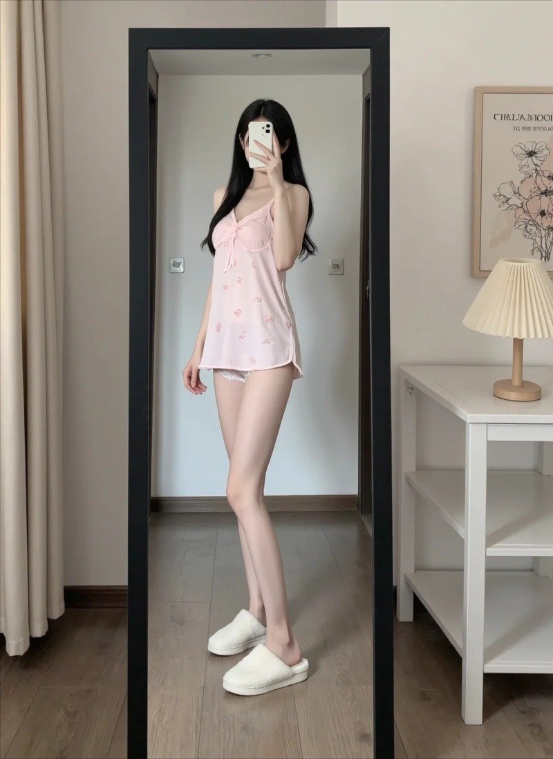 gái xinh mặc đồ ngủ 17