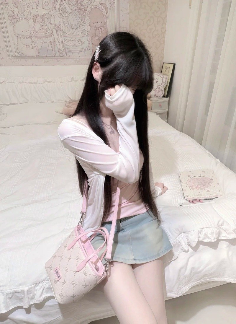gái xinh mặc đồ pinky 17