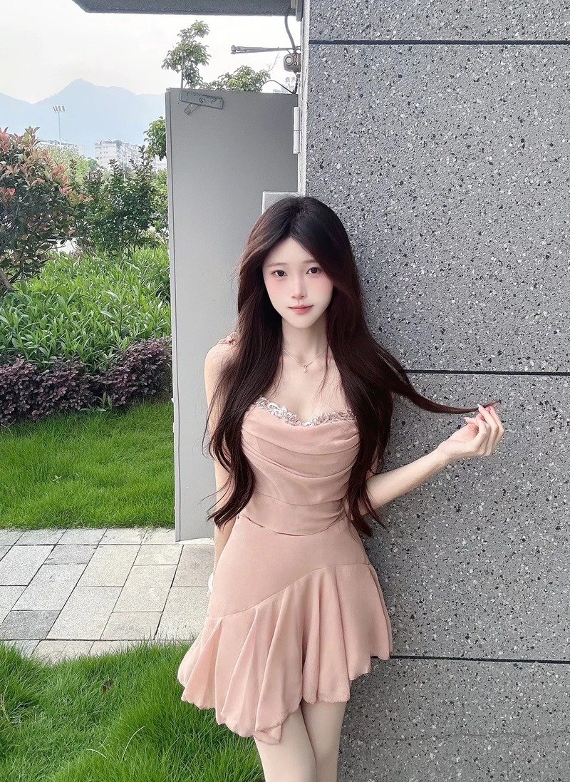 gái xinh mặc đồ pinky 8