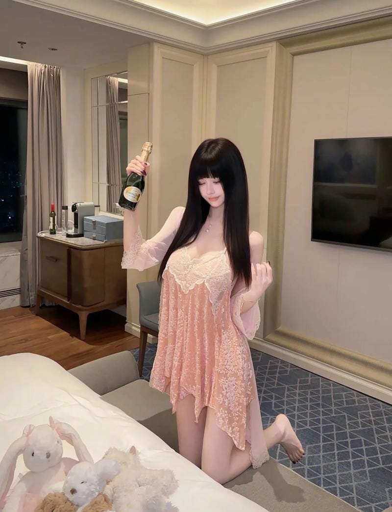 gái xinh mặc váy ngủ 6