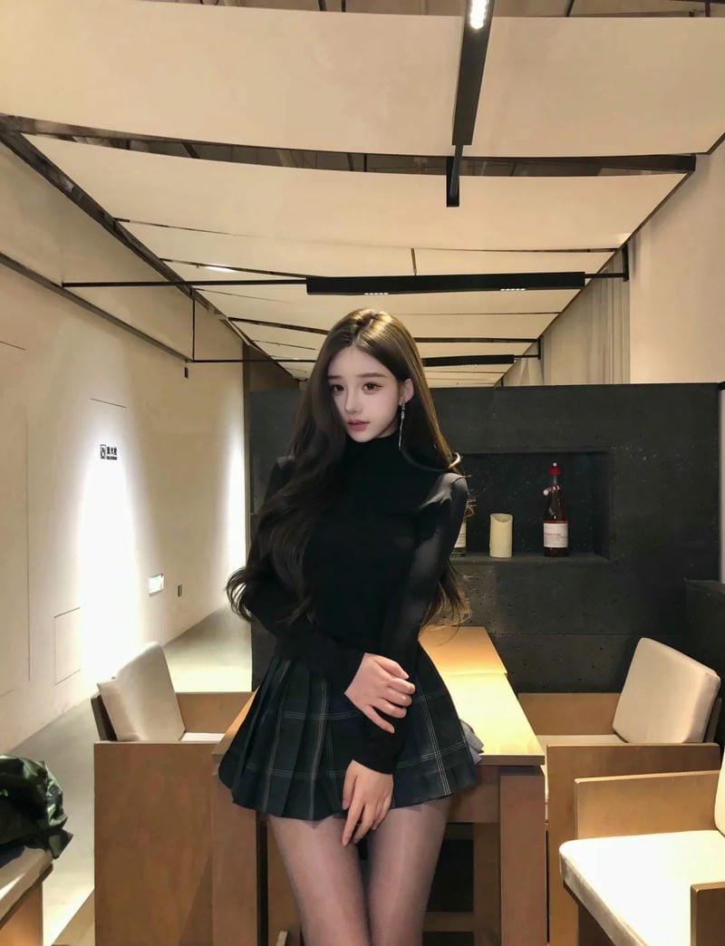 gái xinh mặc váy siêu ngắn 31