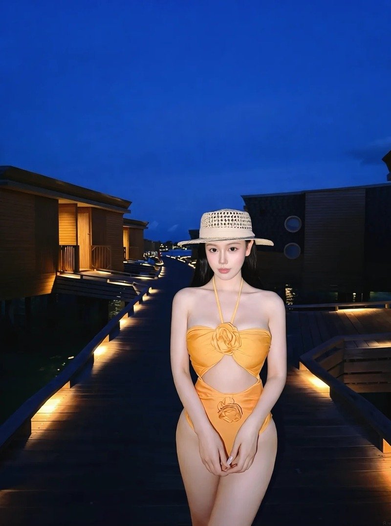 gái xinh tiktok mặc bikini 18