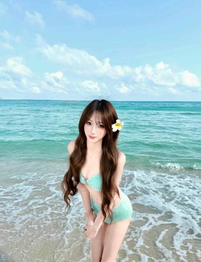 gái xinh trung quốc mặc bikini đẹp 13