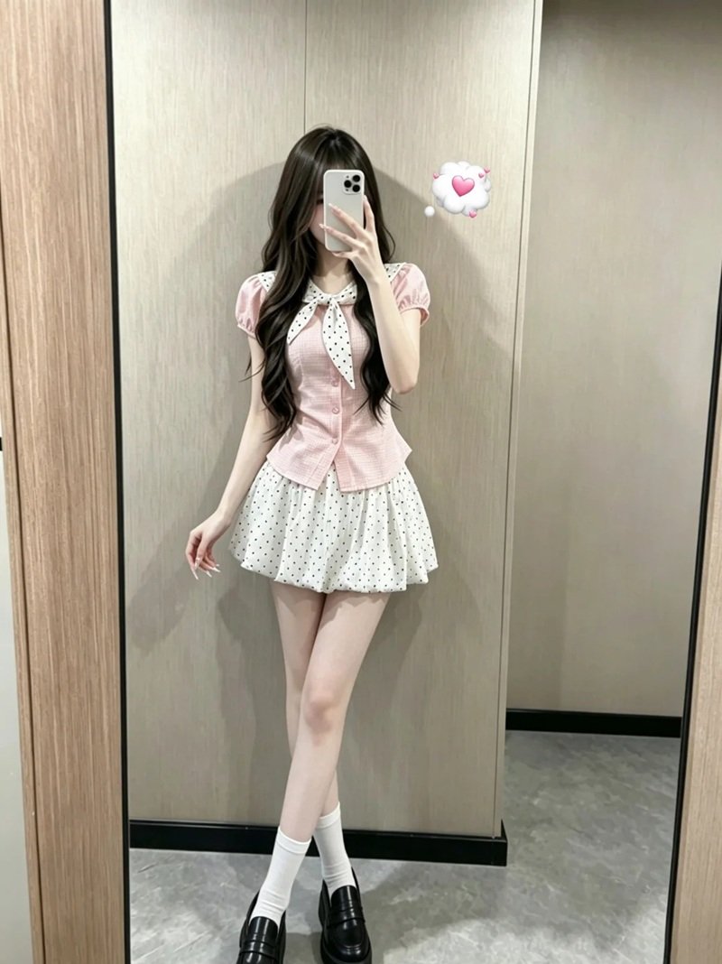 gái xinh trung quốc mặc váy ngắn 1