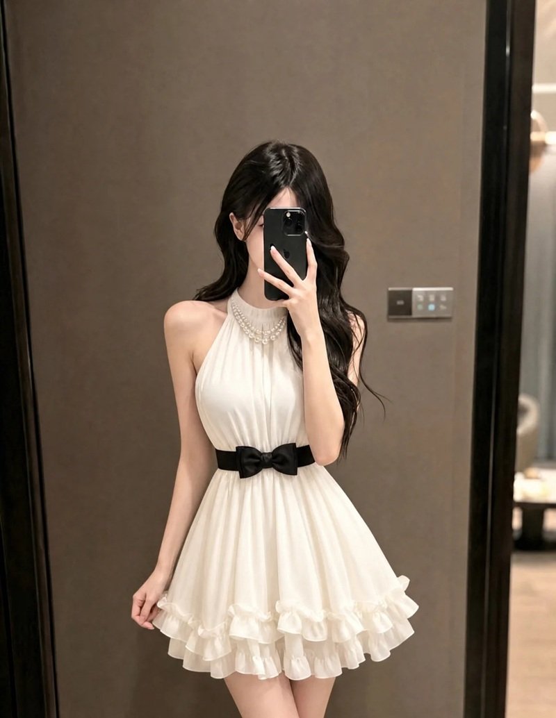 gái xinh trung quốc mặc váy ngắn 17