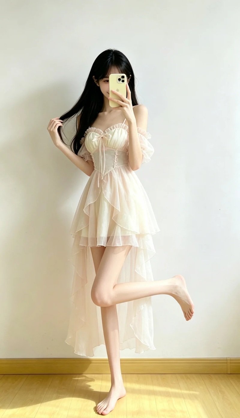 gái xinh trung quốc mặc váy ngắn 25