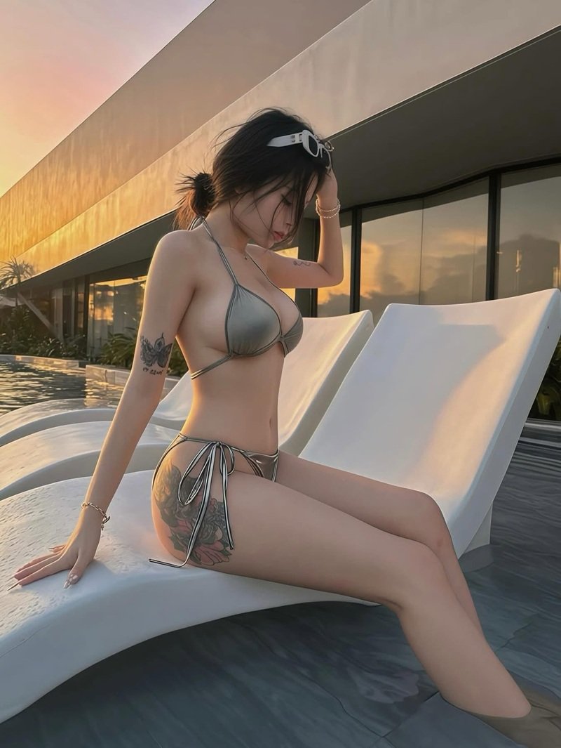 gái xinh việt nam mặc bikini đi biển 5