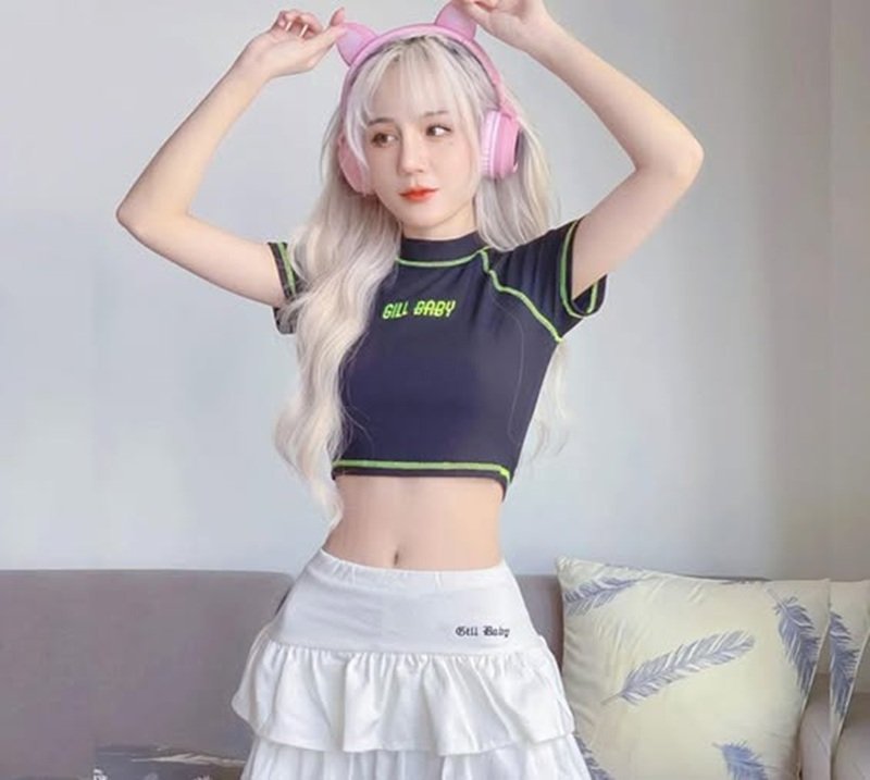 gái xinh việt nam mặc váy ngắn 18