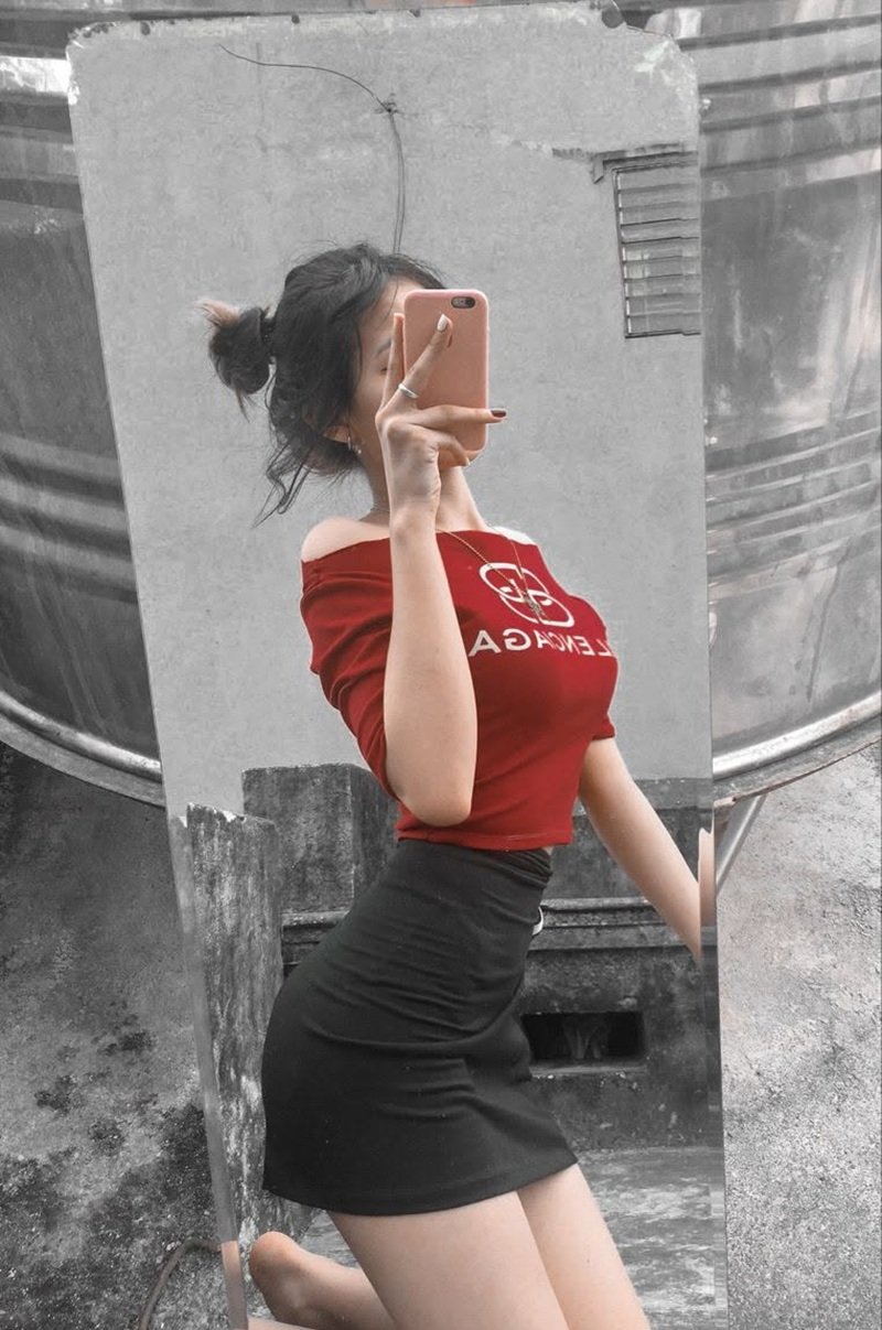 gái xinh việt nam mặc váy ngắn 21