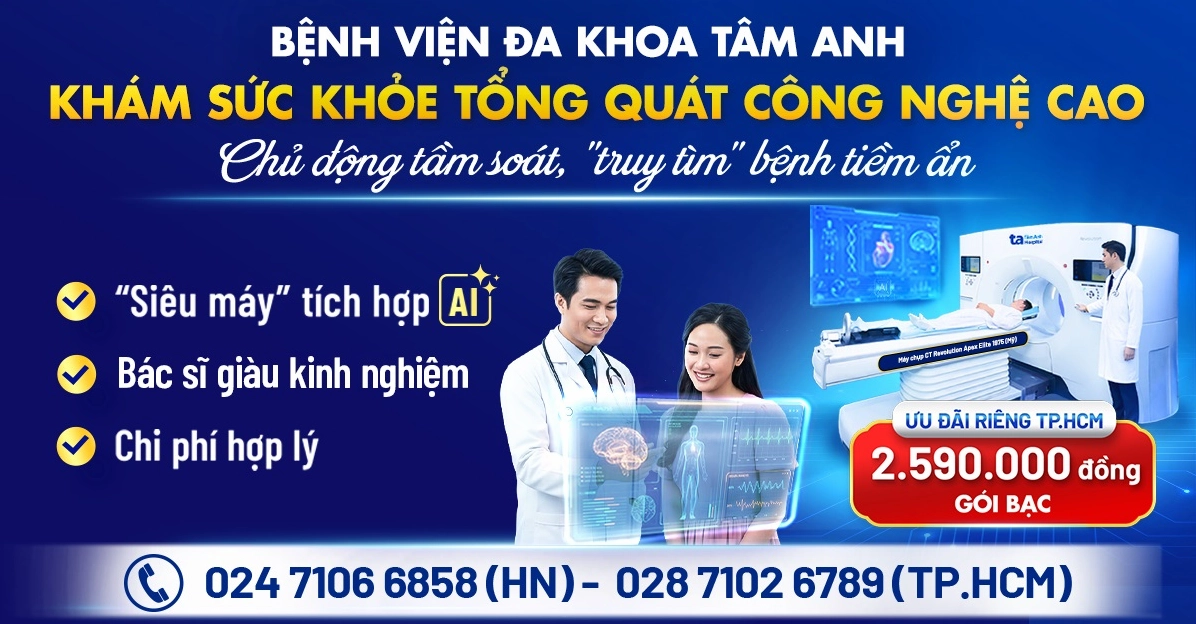 Gói khám sức khỏe công nghệ cao