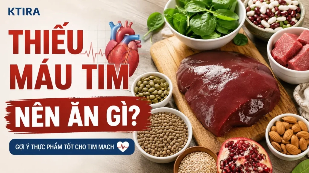 Hình ảnh mô tả khái quát về bệnh thiếu máu cơ tim