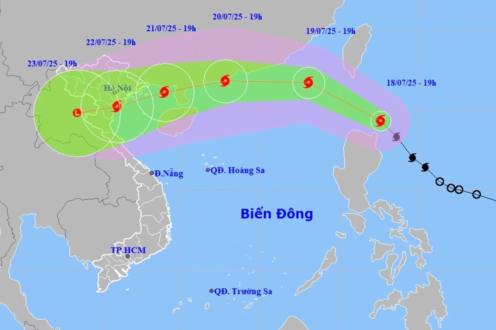 Hình ảnh vệ tinh quan sát bão Wipha