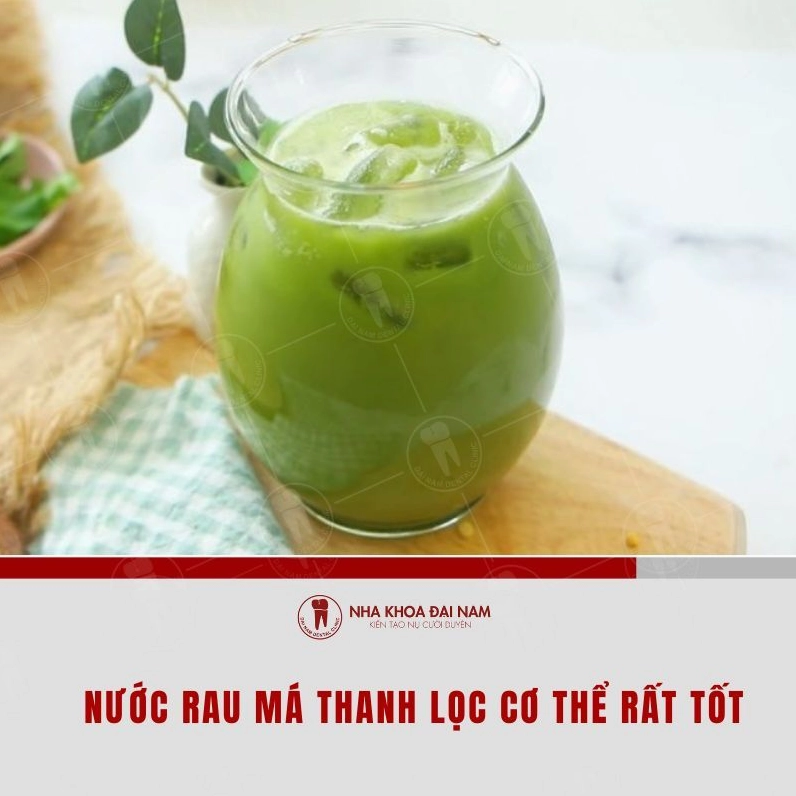 Nuoc rau ma thanh loc co the rat tot