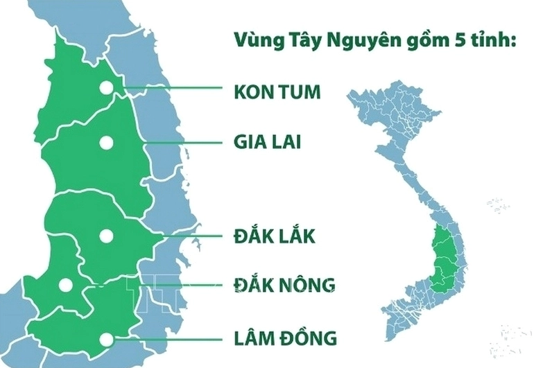 Phong cảnh thiên nhiên hùng vĩ của Tây Nguyên