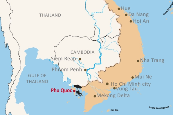 Phú Quốc nằm trong Vịnh Thái Lan