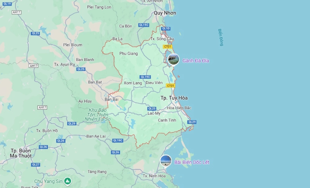 Phú Yên thuộc miền nào của Việt Nam