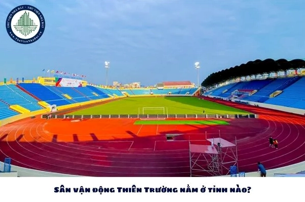 Sân Vận Động Thiên Trường nhìn từ trên cao
