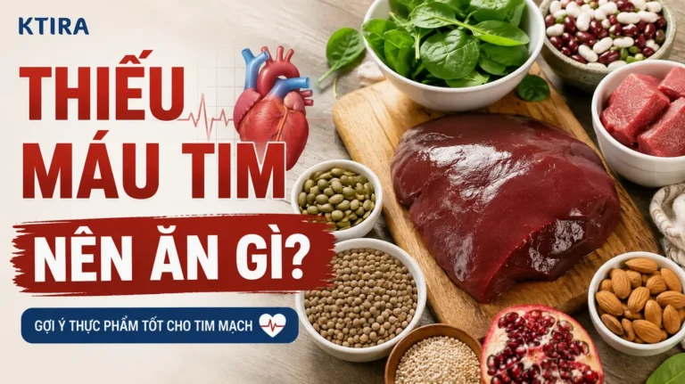 Thiếu máu cơ tim nên ăn gì để cải thiện sức khỏe tim mạch hiệu quả?