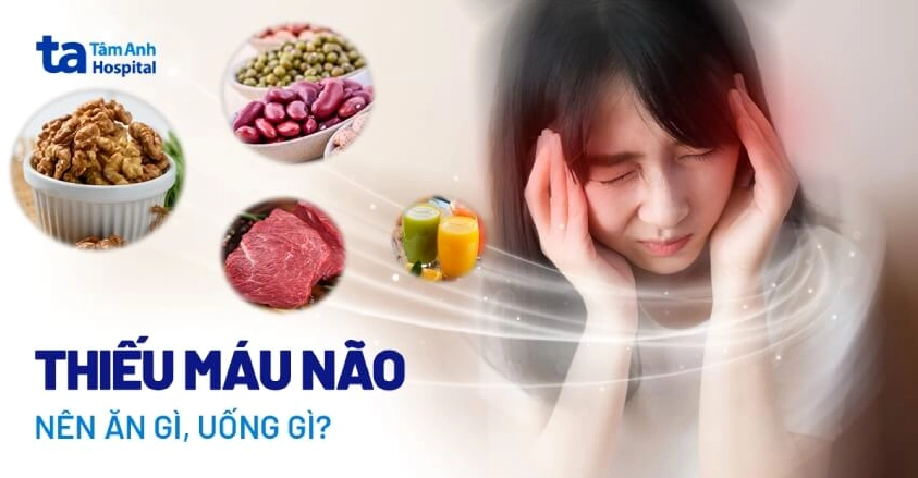 thiếu máu não nên ăn gì