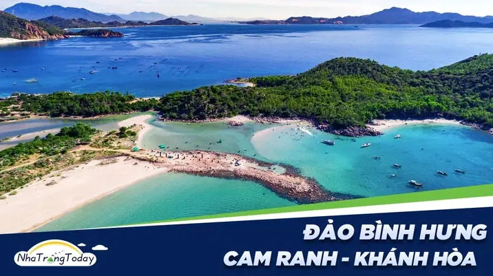 Toàn cảnh Đảo Bình Hưng nhìn từ xa