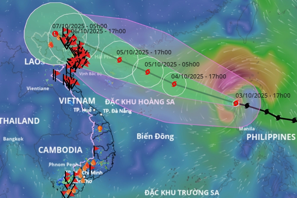 Toàn cảnh cơn bão Matmo chuẩn bị đổ bộ