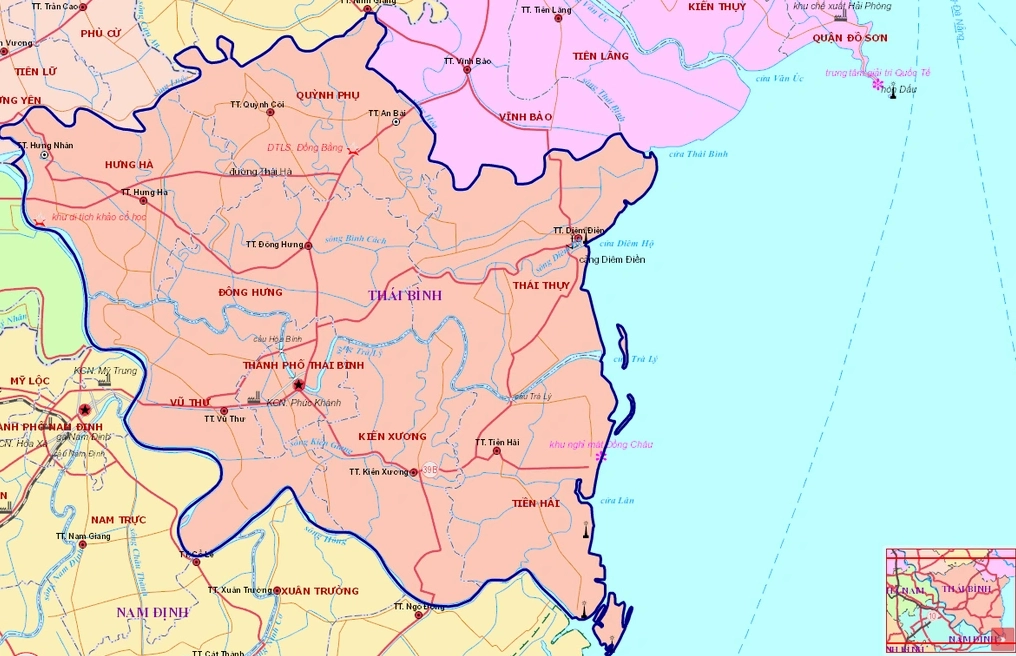 Toàn cảnh tỉnh Thái Bình