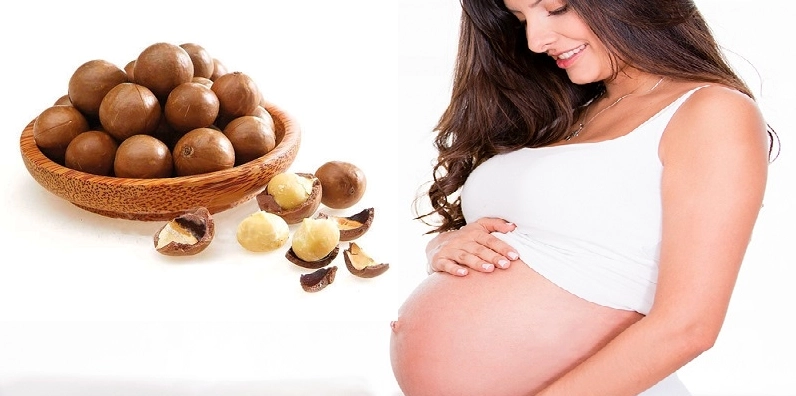 Trong 3 tháng đầu và 3 tháng cuối thai kỳ, mẹ bầu nên ăn hạt macca điều độ