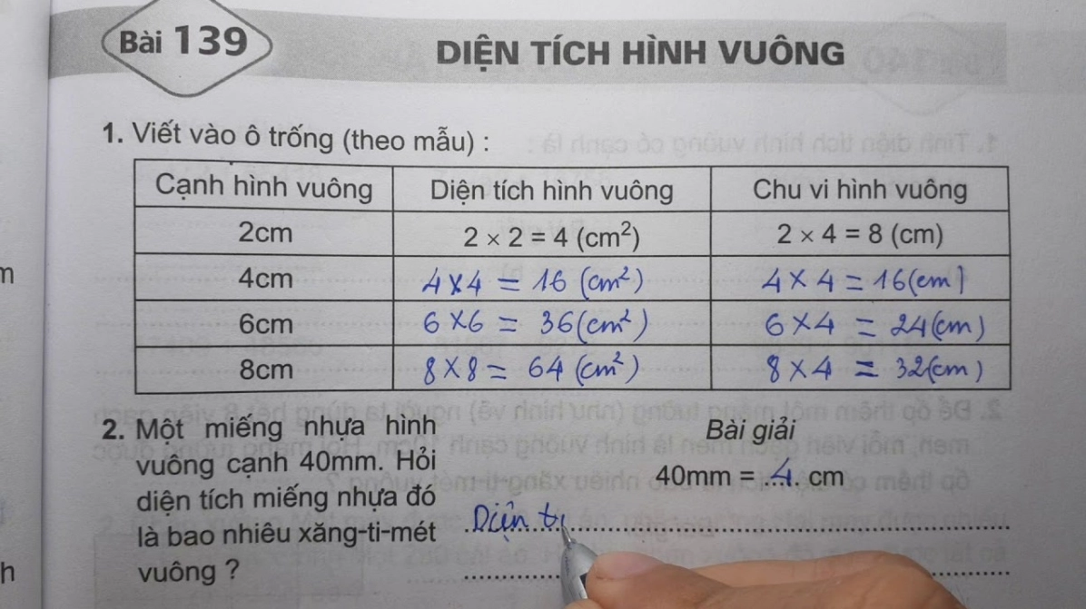 Ứng dụng tính diện tích hình vuông trong đời sống