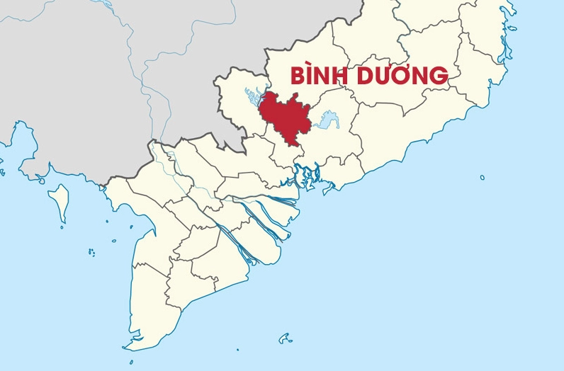 Vị trí địa lý thuận lợi của Bình Dương
