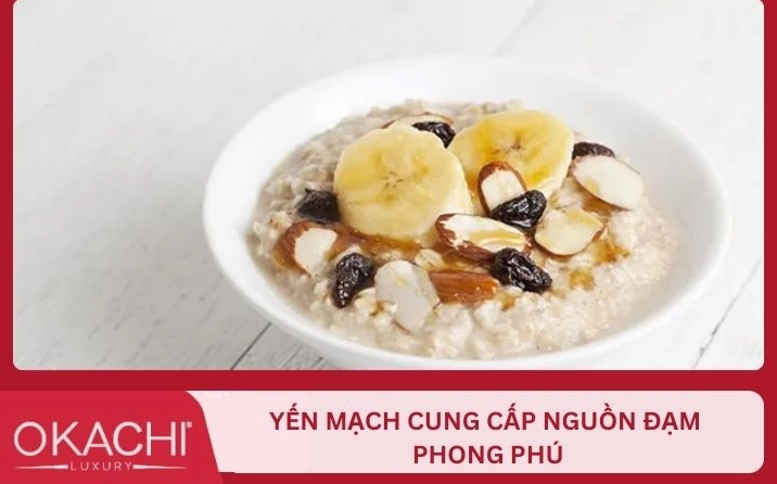 Yến mạch cung cấp nguồn đạm phong phú