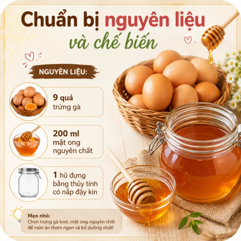Bật mí thời điểm vàng: Nên ăn trứng gà ngâm mật ong vào lúc nào?