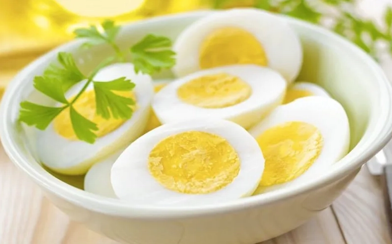 Biểu đồ minh họa các thực phẩm kỵ với trứng ngỗng