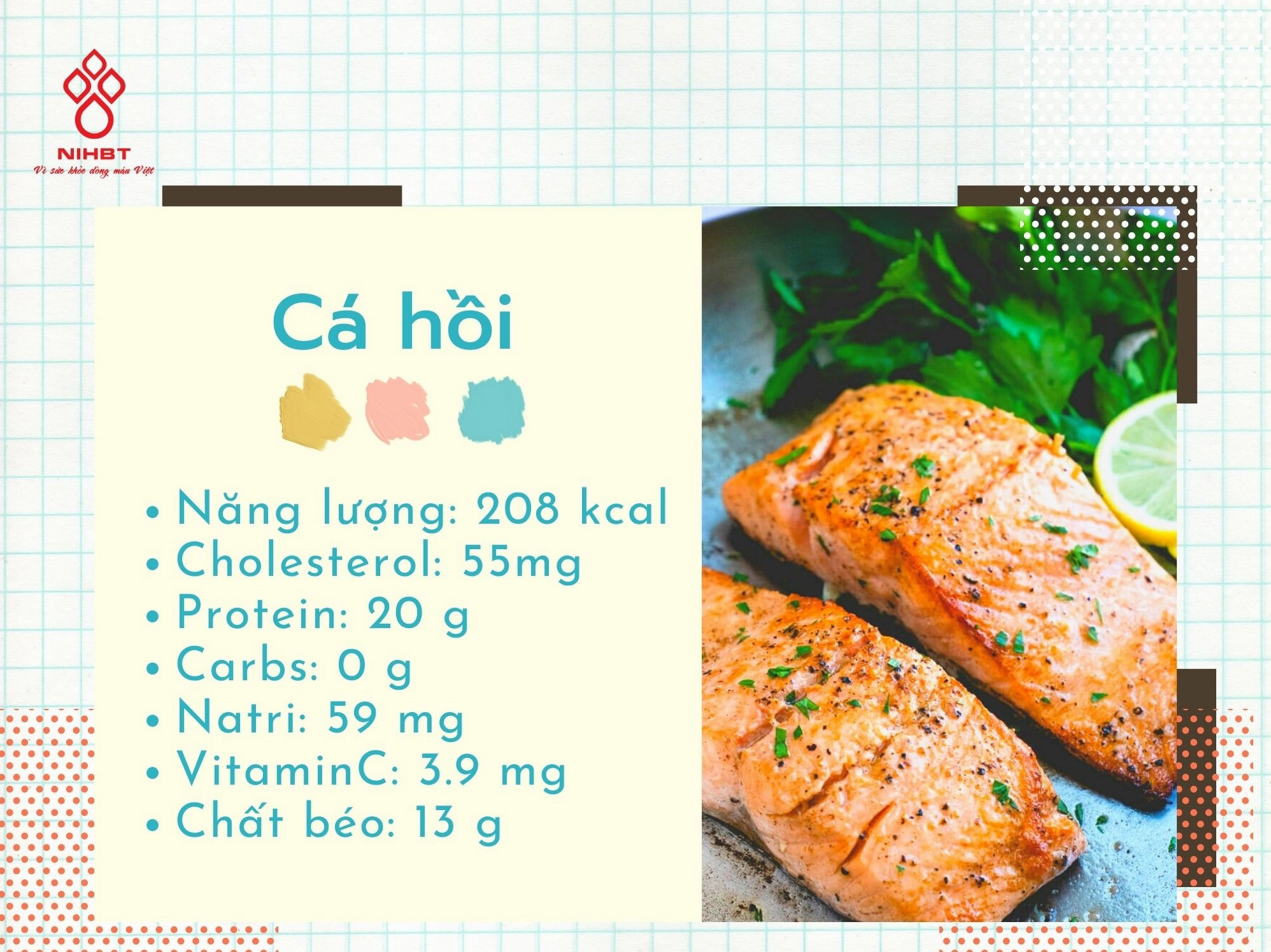 Cá hồi cung cấp Omega-3 dồi dào cho người mỡ máu cao