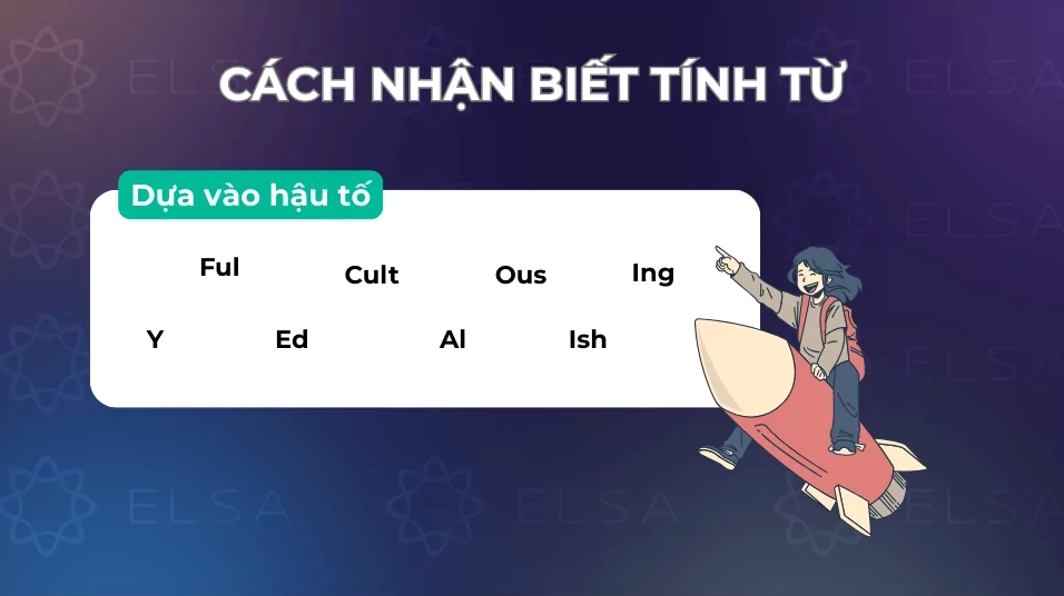 Các cách nhận biết tính từ