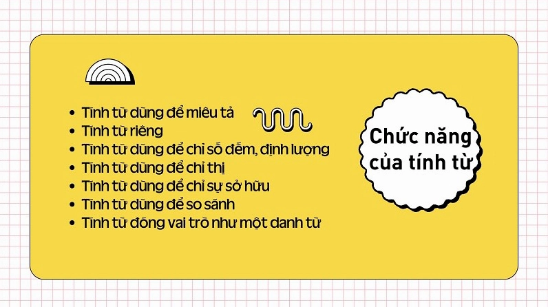 Các tính từ tiếng Anh phổ biến