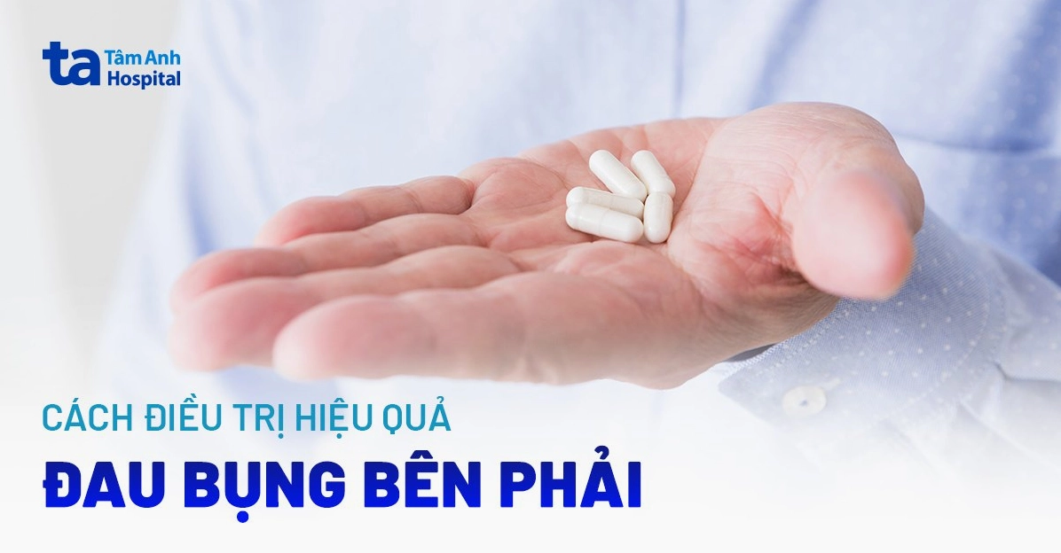 Cách chữa đau bụng bên phải
