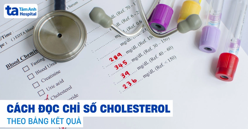 Cách đọc chỉ số cholesterol theo bảng kết quả xét nghiệm từ [A-Z]