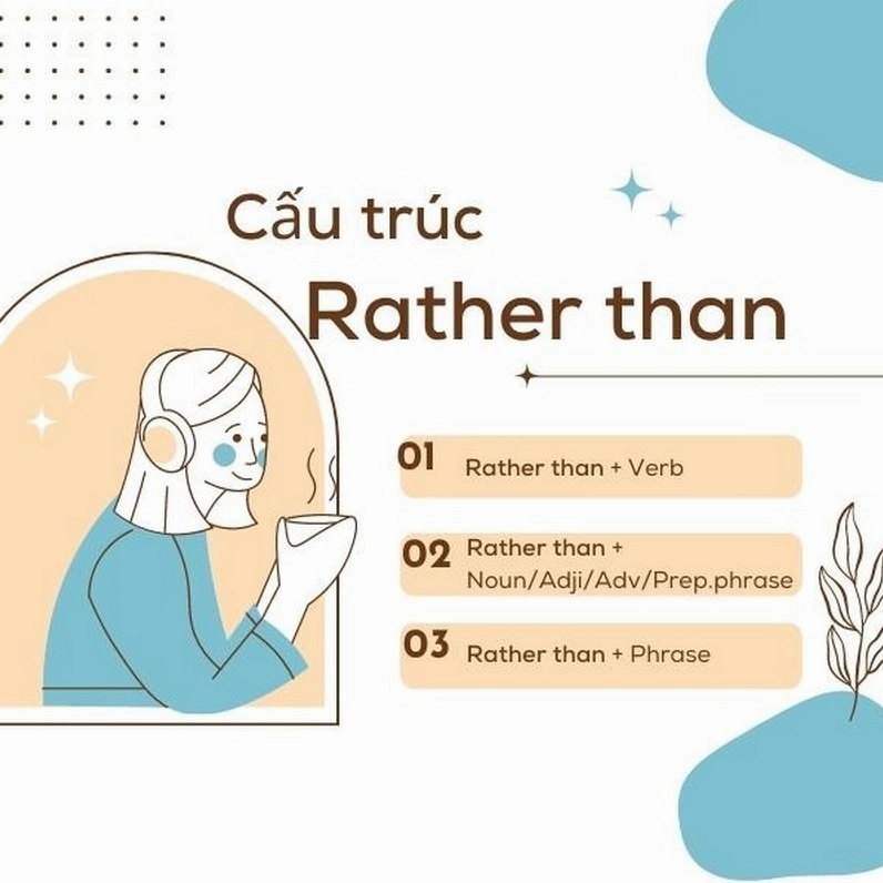 Cấu trúc 'Rather than' và cách sử dụng