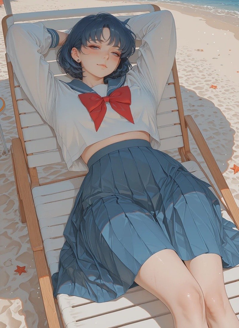 gái anime mặc váy ngắn 18
