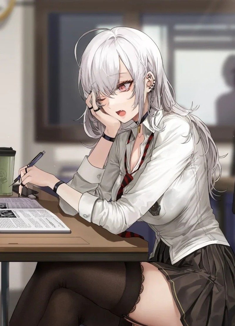 gái anime mặc váy ngắn 19